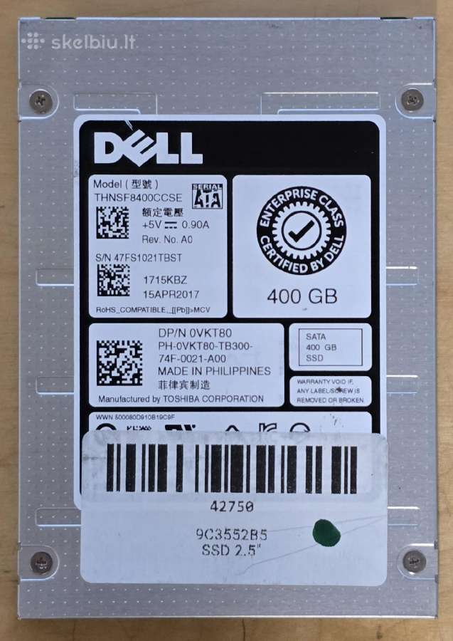 1.8" 2.5" Sata microsata usata SSD 100gb - 8tb - nuotraukos Nr. 34