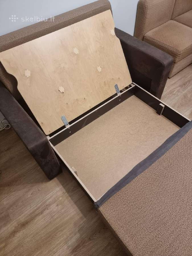 Puikios būklės platus viengulis fotelis - nuotraukos Nr. 5