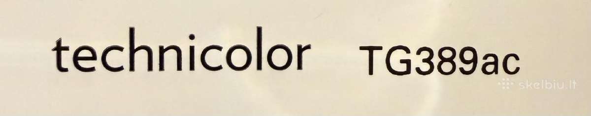 Maršrutizatorius Technicolor Tg389ac 20 € - nuotraukos Nr. 2