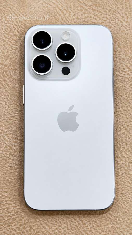 Apple iPhone 15pro 256gb White Titanium.puikibūklė - nuotraukos Nr. 2