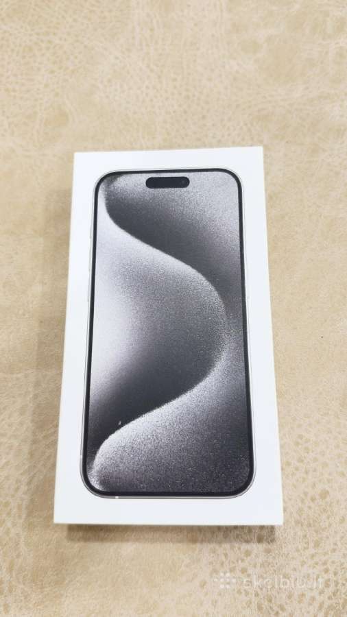 Apple iPhone 15pro 256gb White Titanium.puikibūklė - nuotraukos Nr. 5