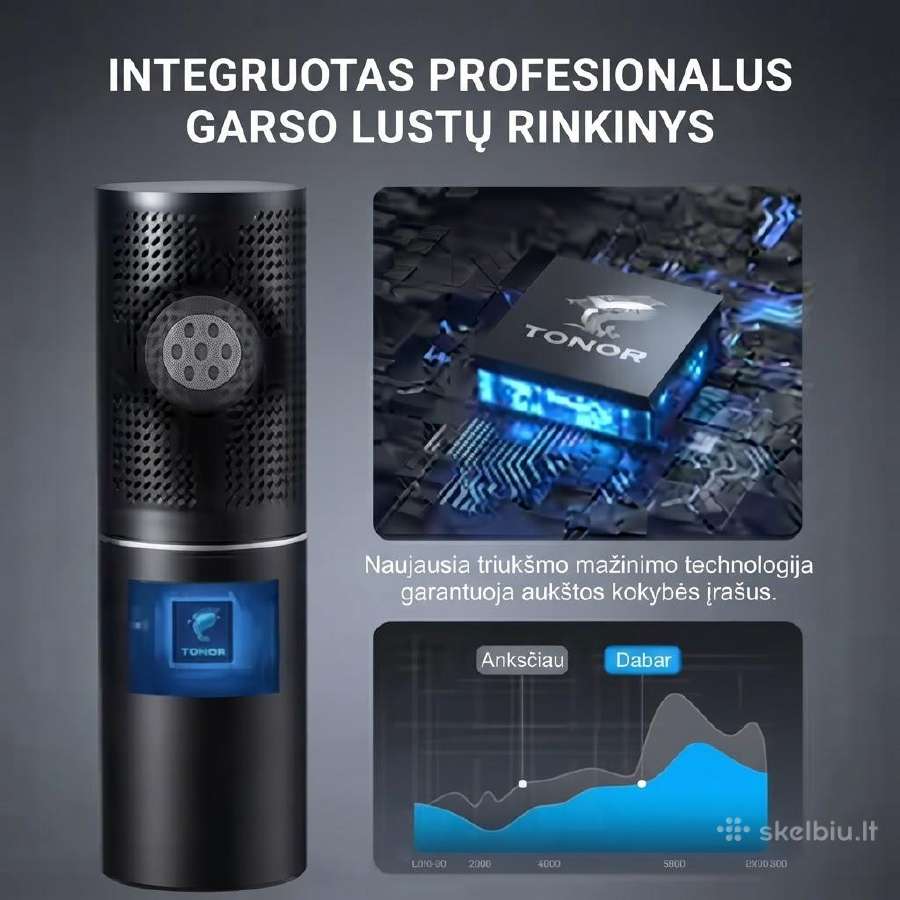 Usb žaidimų ir transliacijų mikrofonas Tonor Q9 - nuotraukos Nr. 4