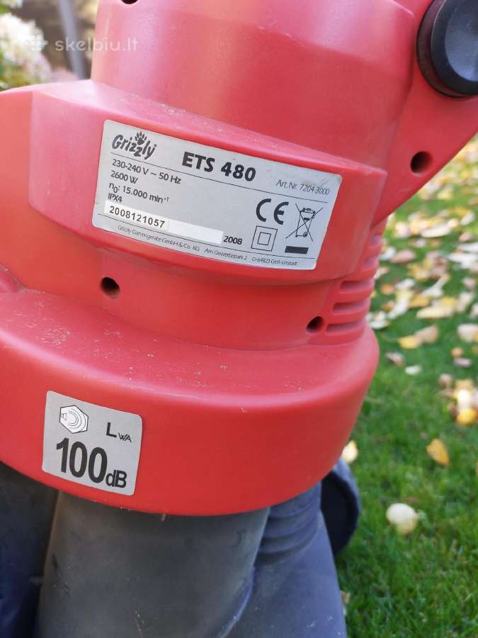 Parduodu elektrinį lapų siurblį - nuotraukos Nr. 2