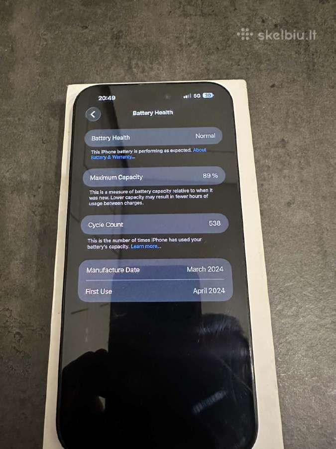 iPhone 15 plus - nuotraukos Nr. 4