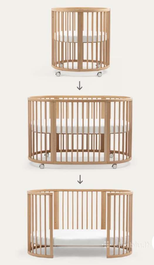 Vaikiška Stokke Sleepi 3-in-1 lovytė - nuotraukos Nr. 2