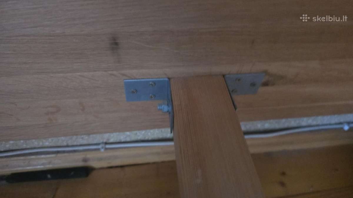 Dvigulė lova 200x180 + spinteles ąžuolo masyvo - nuotraukos Nr. 7