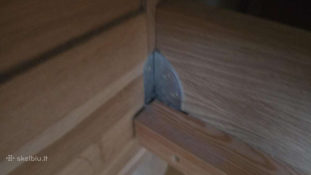 Dvigulė lova 200x180 + spinteles ąžuolo masyvo - nuotraukos Nr. 8