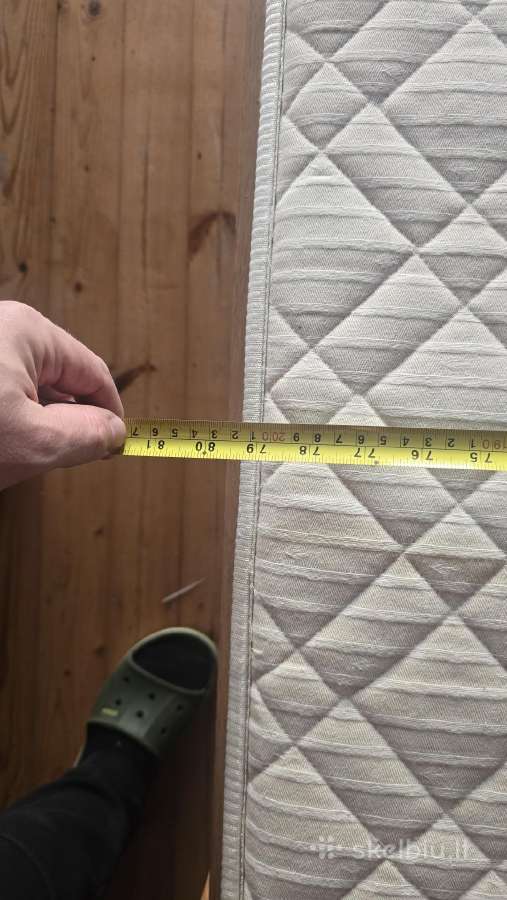 Dvigulė lova 200x180 + spinteles ąžuolo masyvo - nuotraukos Nr. 16