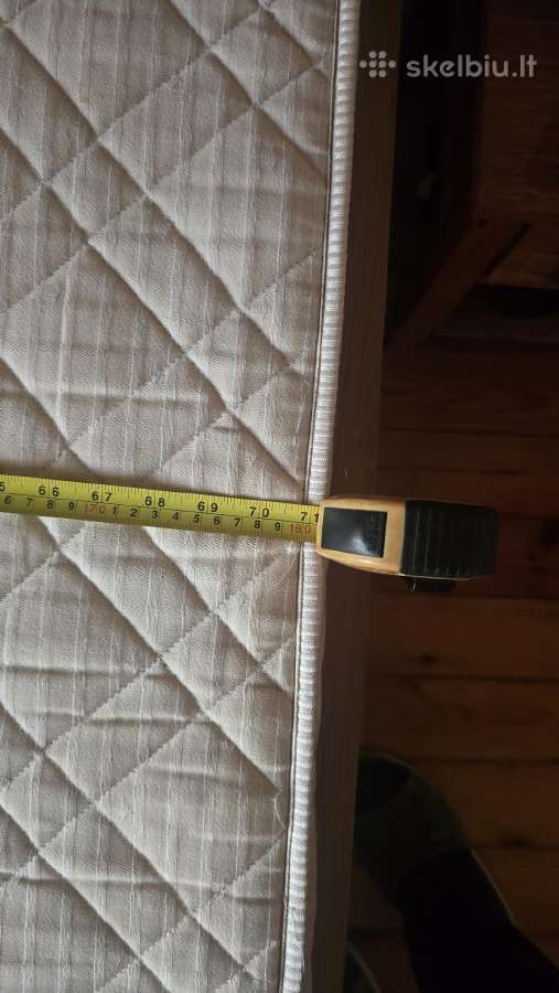Dvigulė lova 200x180 + spinteles ąžuolo masyvo - nuotraukos Nr. 17