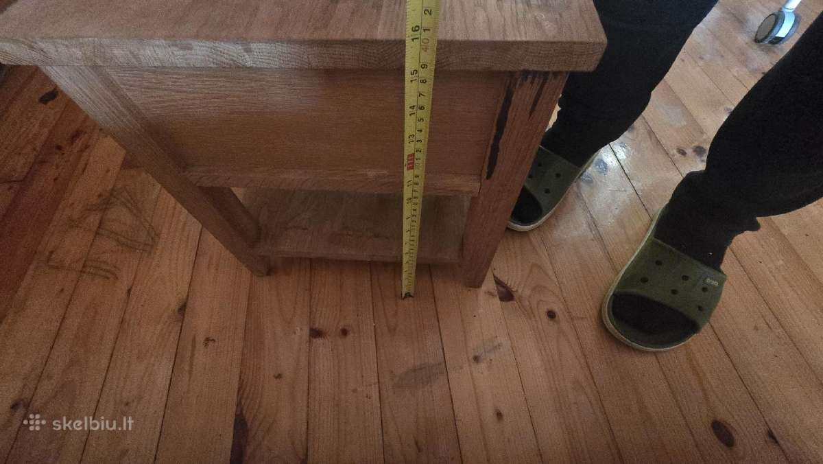 Dvigulė lova 200x180 + spinteles ąžuolo masyvo - nuotraukos Nr. 19
