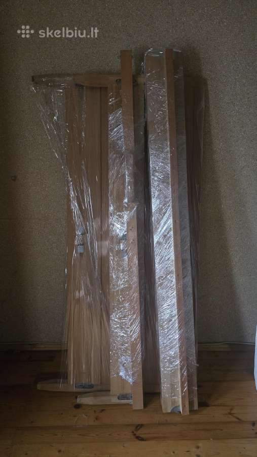 Dvigulė lova 200x180 + spinteles ąžuolo masyvo - nuotraukos Nr. 20