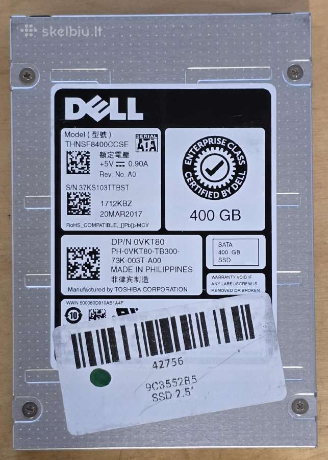 1.8" 2.5" Sata microsata usata SSD 100gb - 8tb - nuotraukos Nr. 38