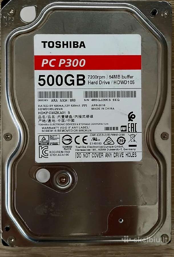 HDD 3.5 sata diskai - nuotraukos Nr. 2