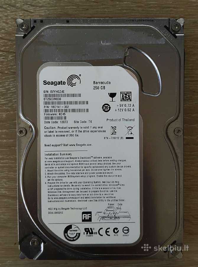 HDD 3.5 sata diskai - nuotraukos Nr. 4