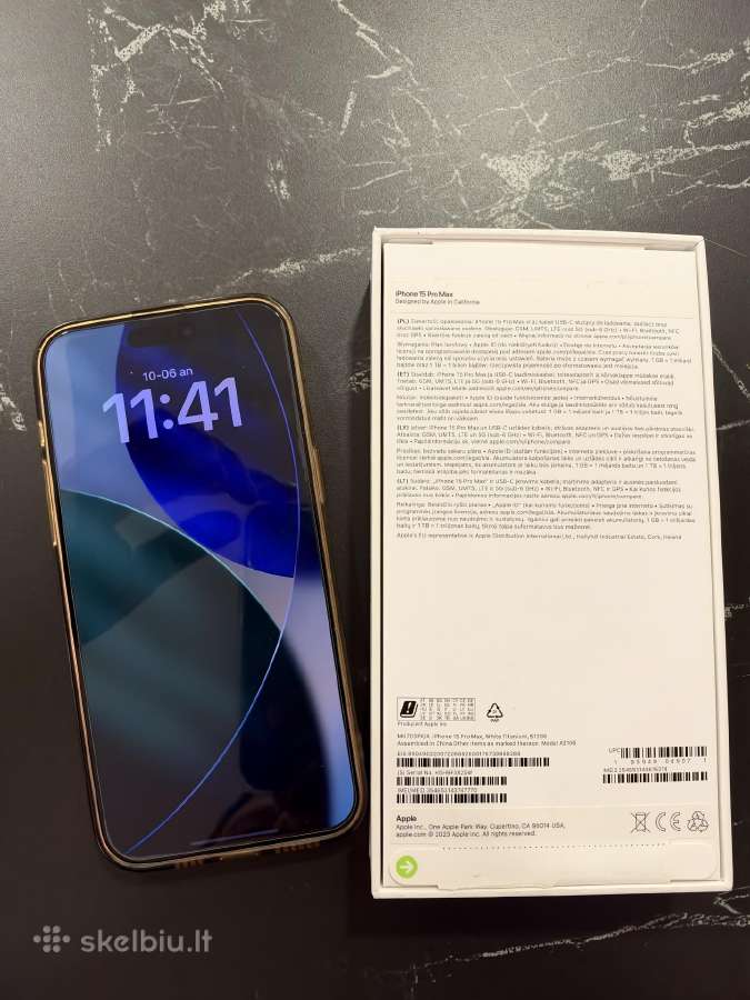 Parduodu Apple iPhone 15 Pro Max White 512 GB - nuotraukos Nr. 2