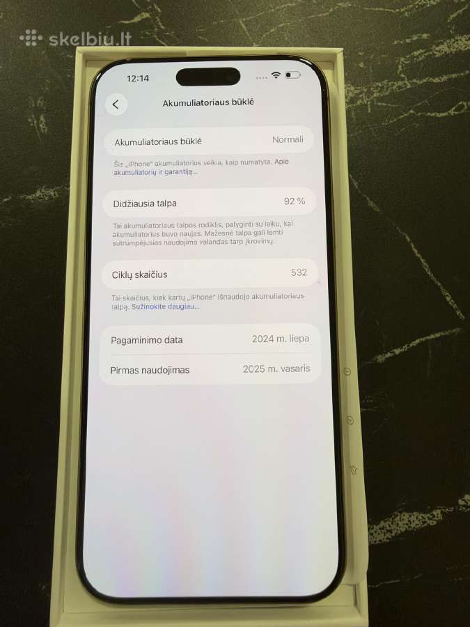 Parduodu Apple iPhone 16 Pro Max Desert 1 TB - nuotraukos Nr. 5