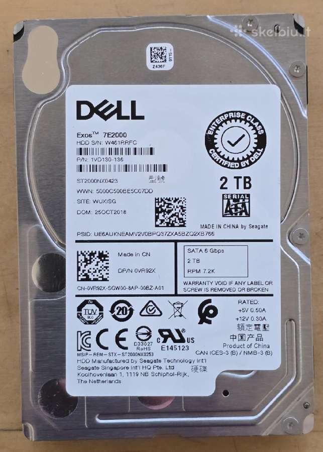 2.5" Sata HDD laptopams desktopams serveriams Nvr - nuotraukos Nr. 15