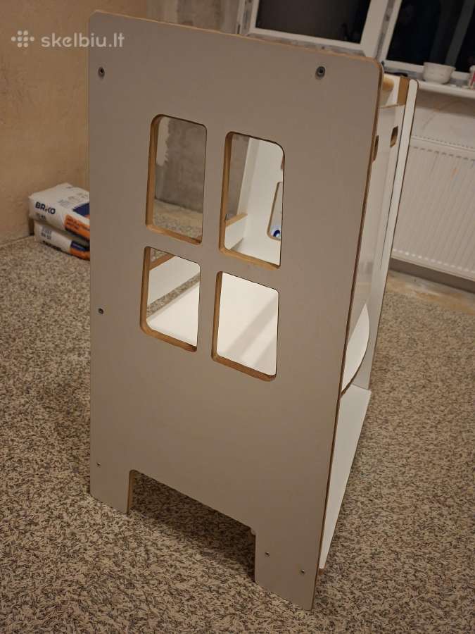 Virtuvės bokštelis Montessori dvigubas - nuotraukos Nr. 5