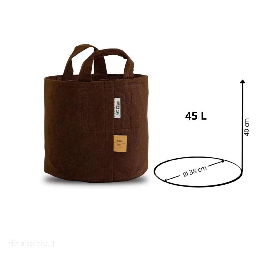 Root Pouch tekstiliniai auginimo maišai 3,8–45 l - nuotraukos Nr. 15