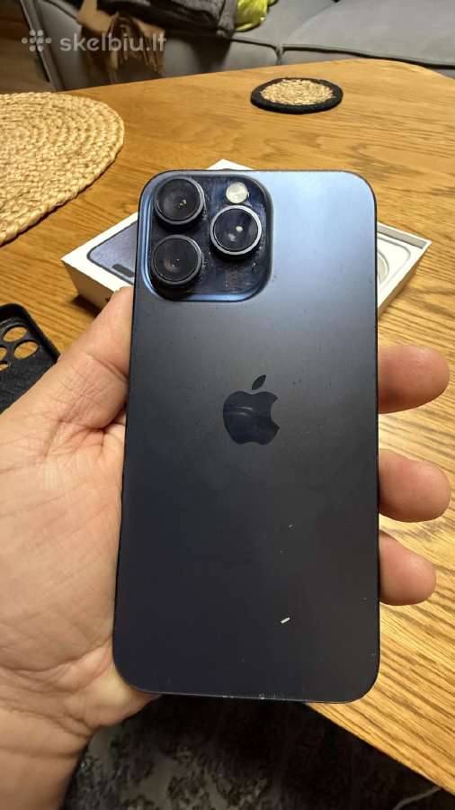 iPhone 15 Pro Max 256 GB Blue Titanium - nuotraukos Nr. 3