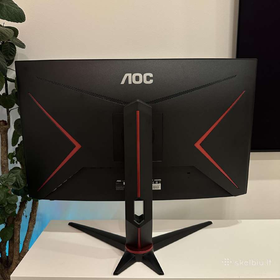 Aoc C27g2u/bk 27 165hz Gaming monitorius - nuotraukos Nr. 2