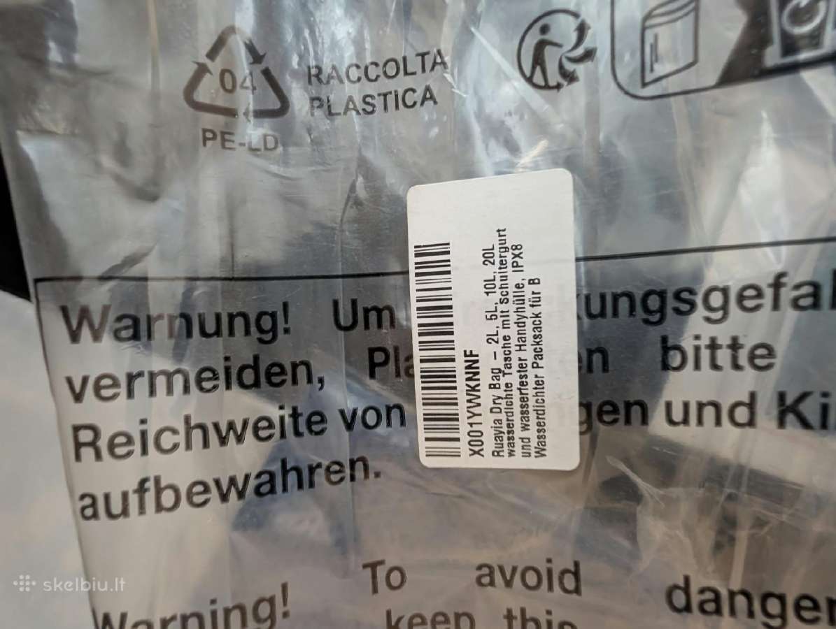 Vandeniui nepralaidus maišas (Dry Bag) + dėklu tel - nuotraukos Nr. 5