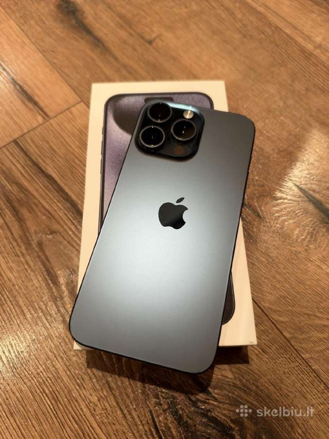 iPhone 15 Pro max, Blue Titanium, 256gb - nuotraukos Nr. 3