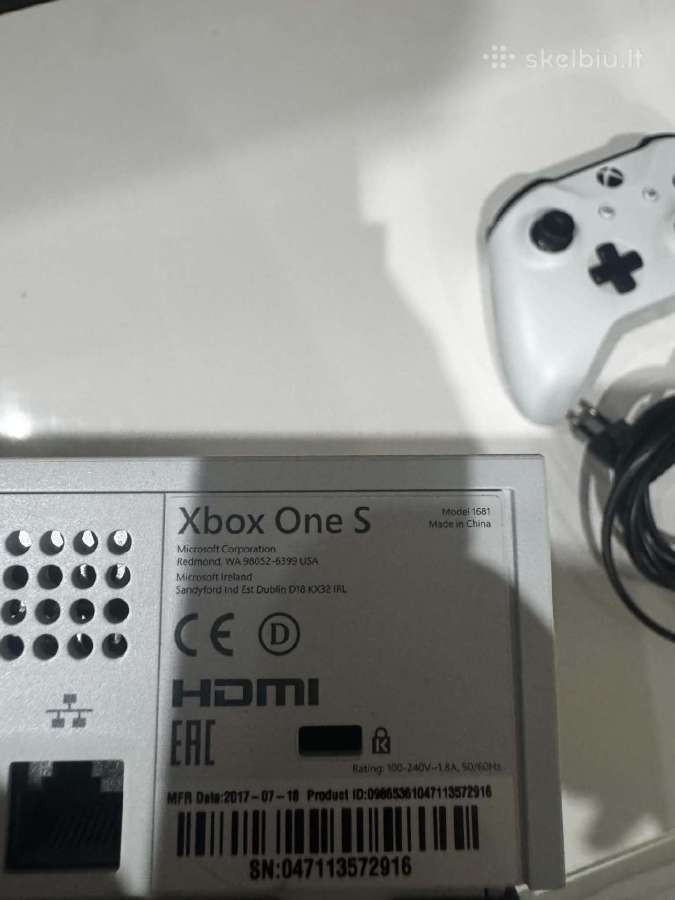Xbox one s 500gb - nuotraukos Nr. 2