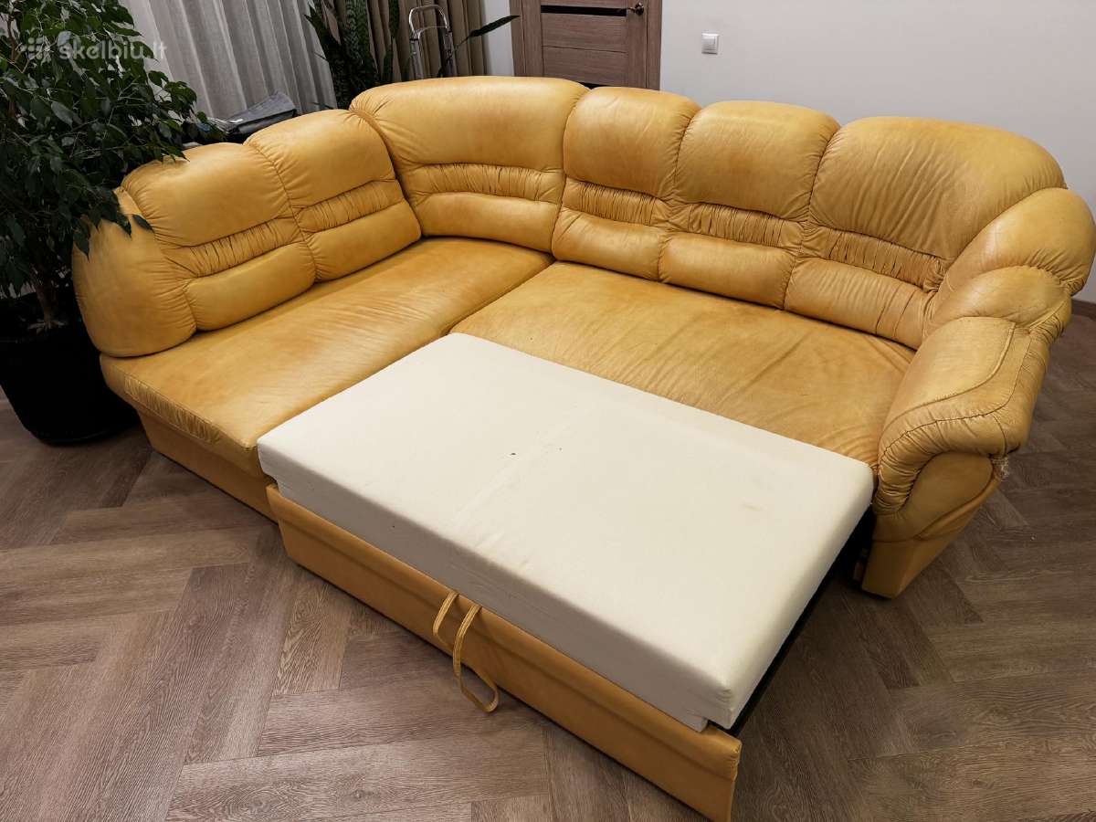Sofa kampas su miegama funkcija ir foteliais - nuotraukos Nr. 2