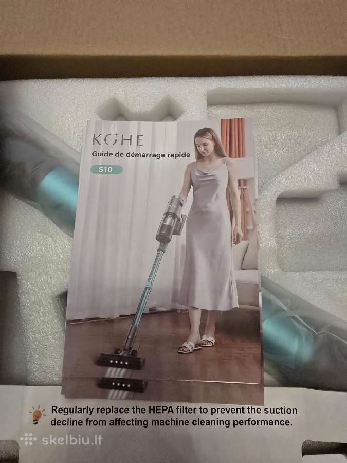Kche S10 belaidis siurblys 400w 33kpa – naujas - nuotraukos Nr. 4