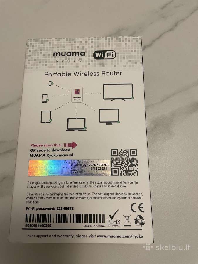 Naujas 4G Wi-fi maršrutizatorius Muama Ryoko - nuotraukos Nr. 6