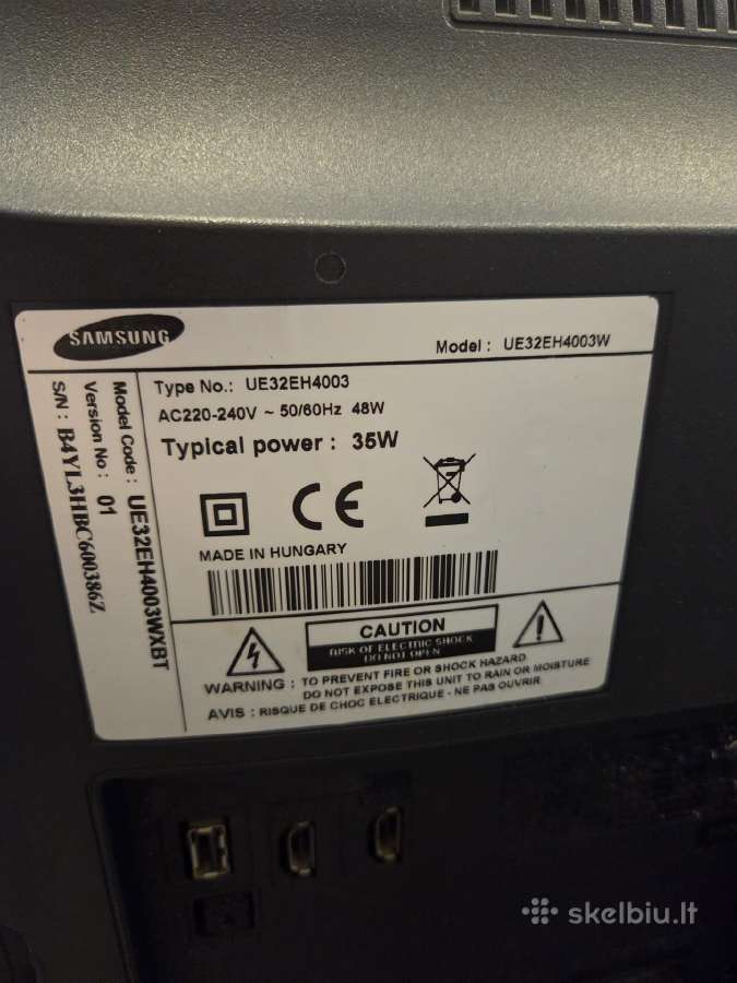 Samsung Ue32eh4003w - nuotraukos Nr. 4
