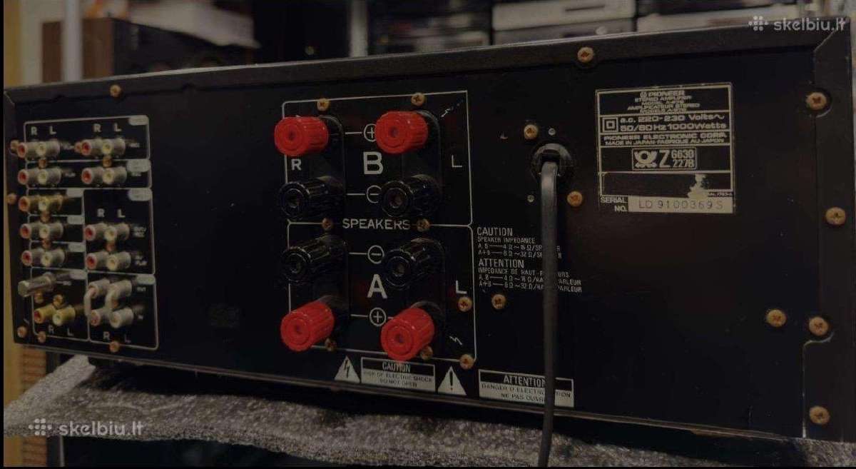 Pioneer A-878 / stiprintuvai - nuotraukos Nr. 2