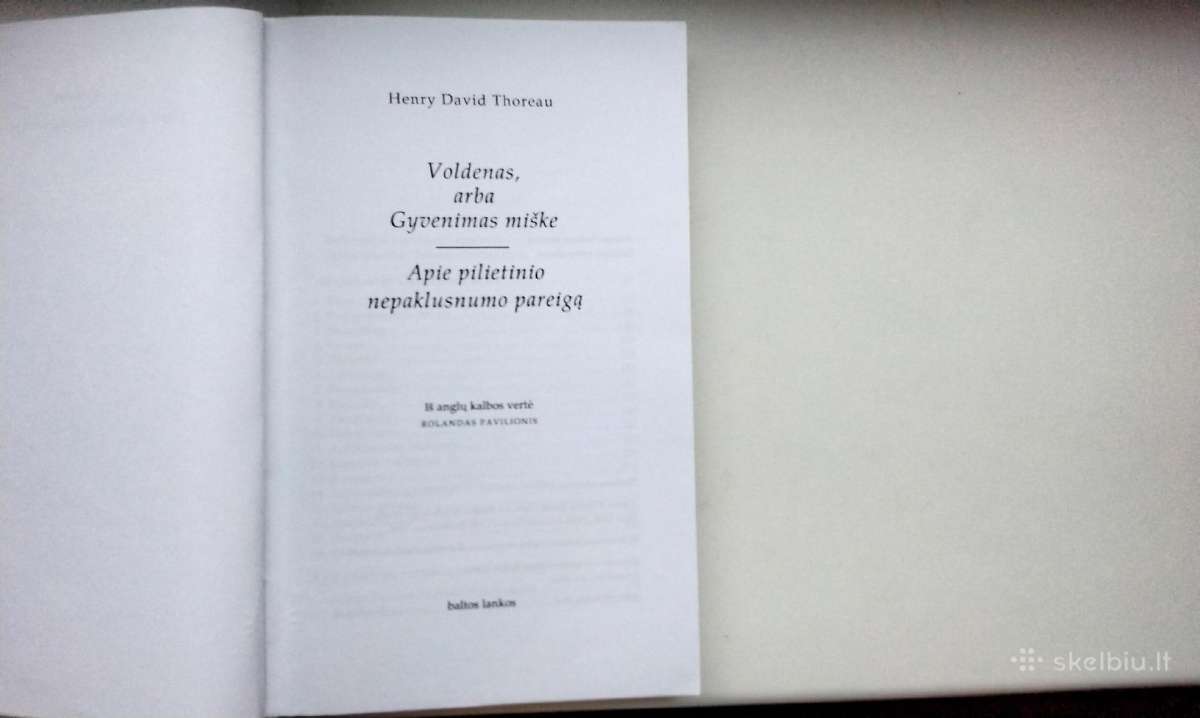 Thoreau. Voldenas, arba gyvenimas miške - nuotraukos Nr. 2
