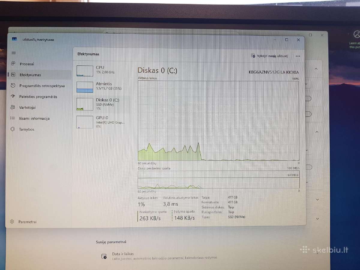 Lenovo Thinkcentre Neo 50q Gen4(1s), i5, 16gb RAM - nuotraukos Nr. 8