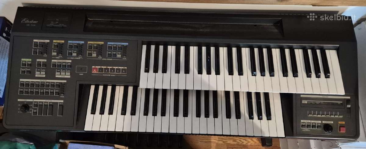 Elektroniniai vargonai Yamaha Electone Me-55a - nuotraukos Nr. 2
