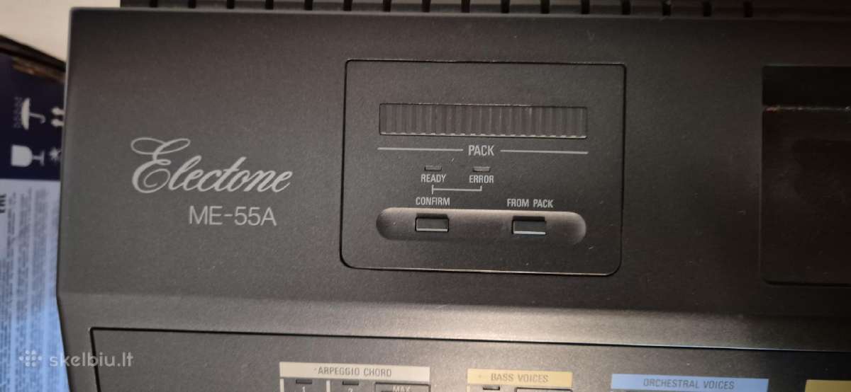 Elektroniniai vargonai Yamaha Electone Me-55a - nuotraukos Nr. 3