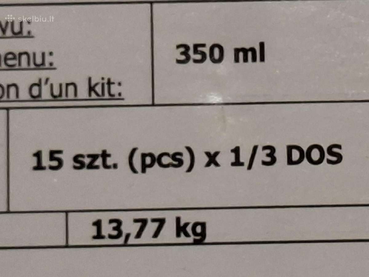 Lenkiškas kariškas sausas davinys Mre - nuotraukos Nr. 4
