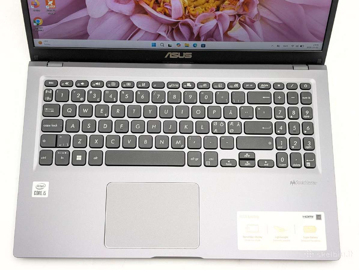 Asus X515ja i5-1035g1 8gb 256gb 15.6 Darbui - nuotraukos Nr. 4
