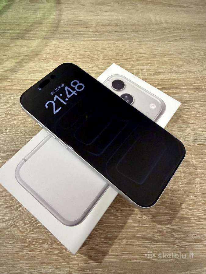 iPhone 17 Pro 256gb Silver Kaip naujas 100% - nuotraukos Nr. 13