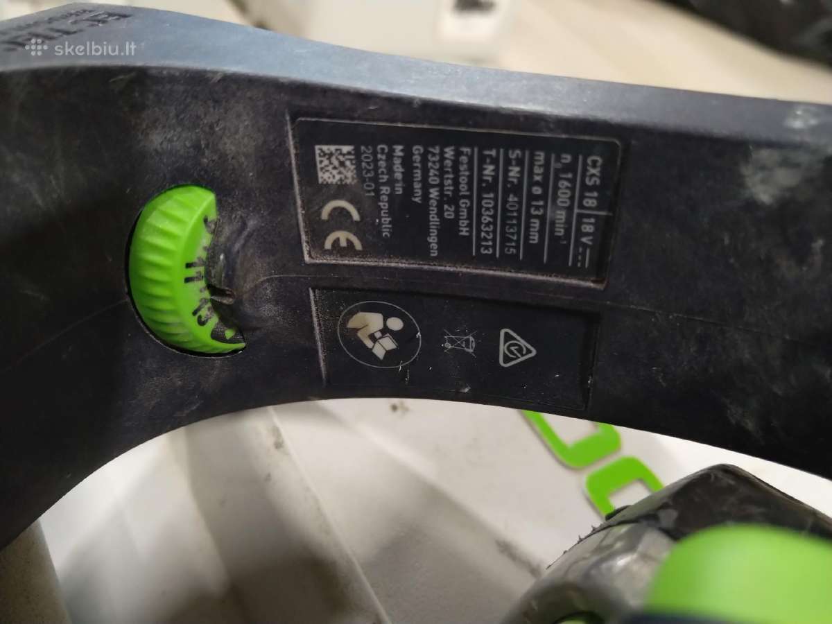 Festool Cxs18 ir T18 - nuotraukos Nr. 4
