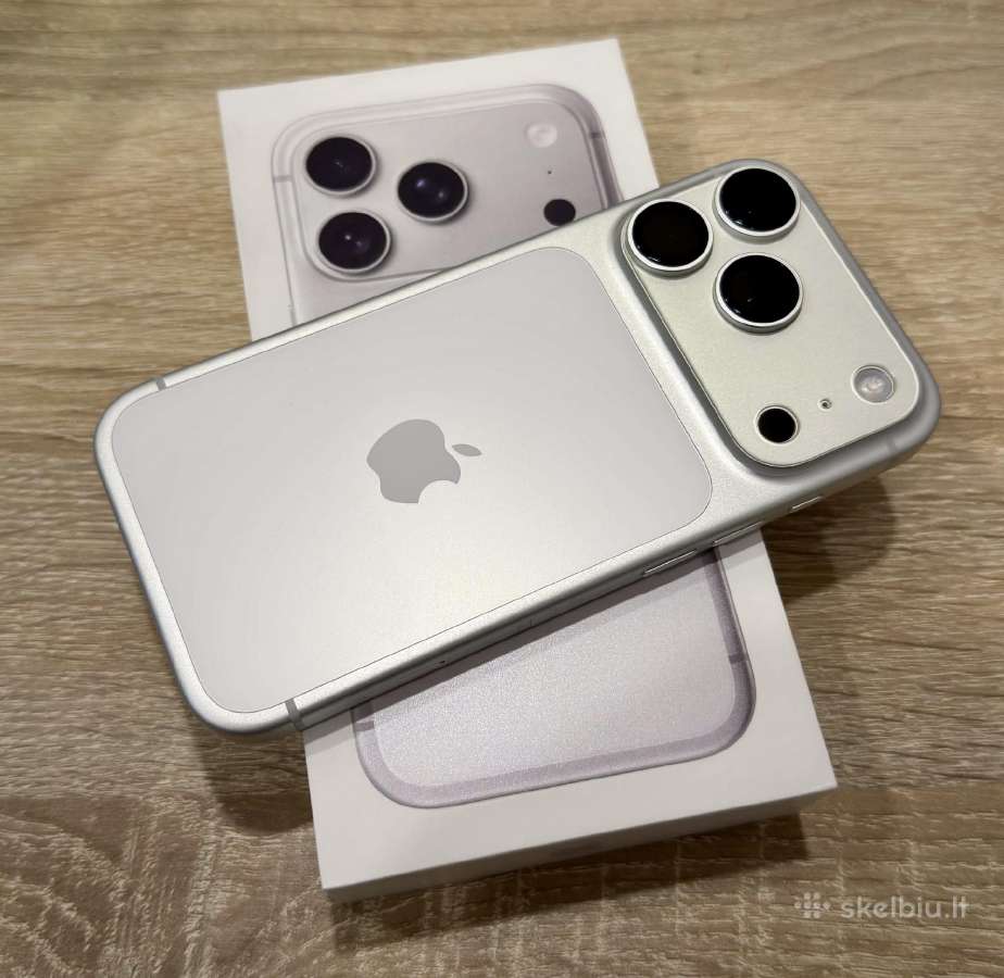 iPhone 17 Pro 256gb Silver Kaip naujas 100% - nuotraukos Nr. 3