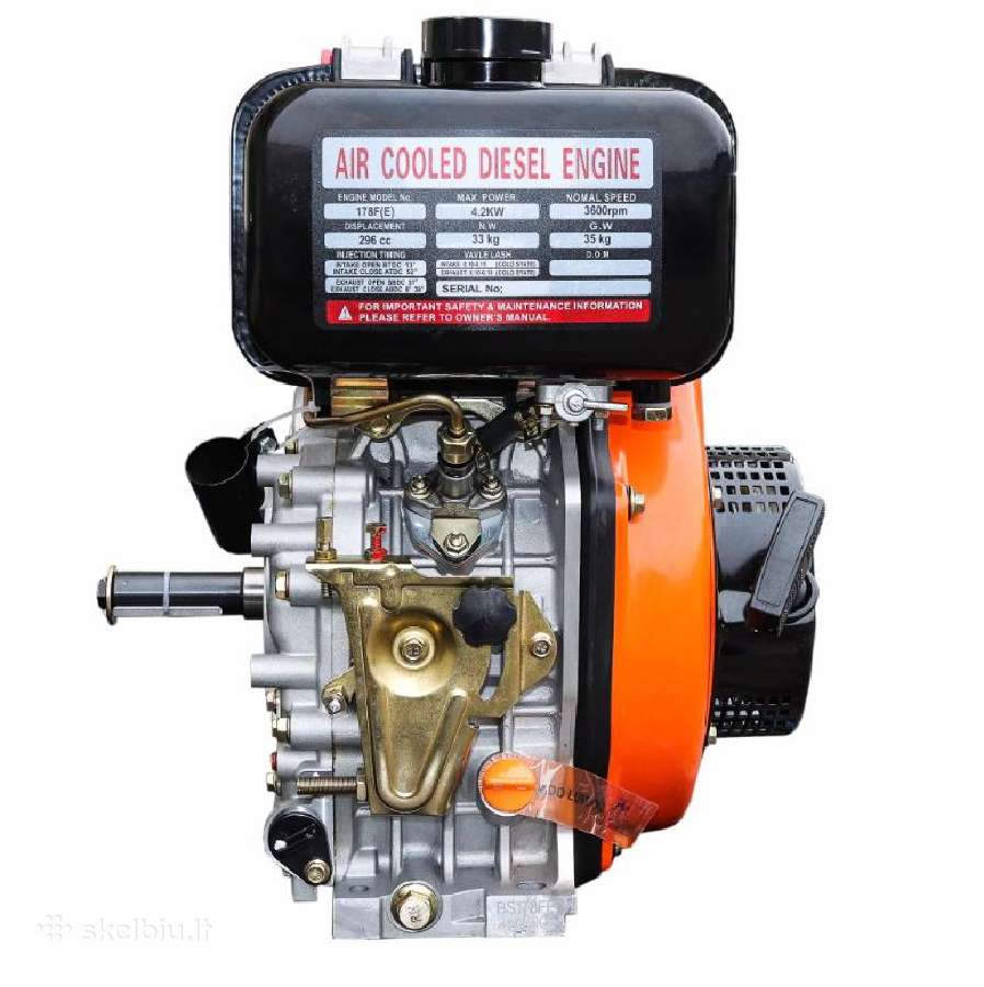 Dyzelinis variklis Astor Bs178fe su starteriu - nuotraukos Nr. 2