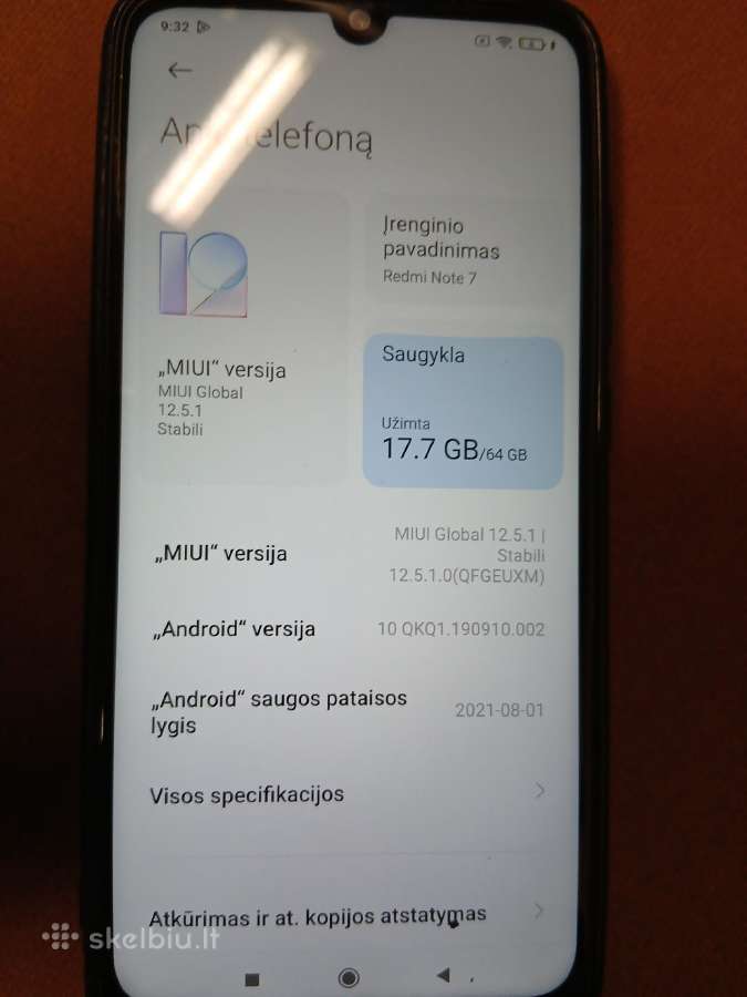 Redmi note 7 - nuotraukos Nr. 2
