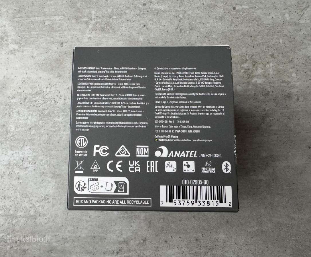 Naujas Garmin Fenix 8 51mm Amoled - nuotraukos Nr. 2