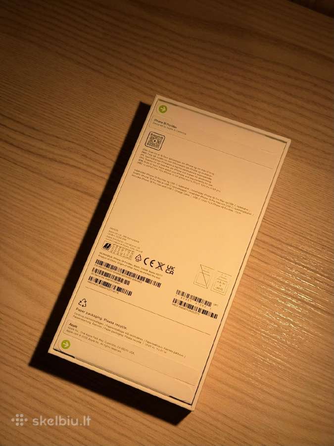 iPhone 18 Pro Max 256gb Black - nuotraukos Nr. 5