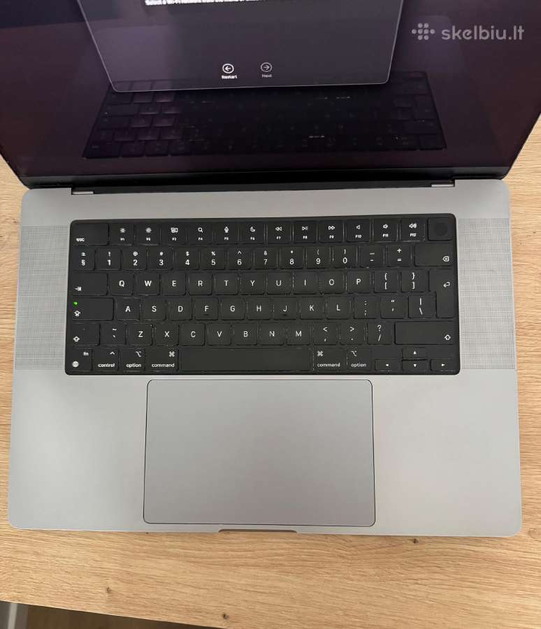 MacBook Pro 16, M1 Pro 16gb 1tb - nuotraukos Nr. 3