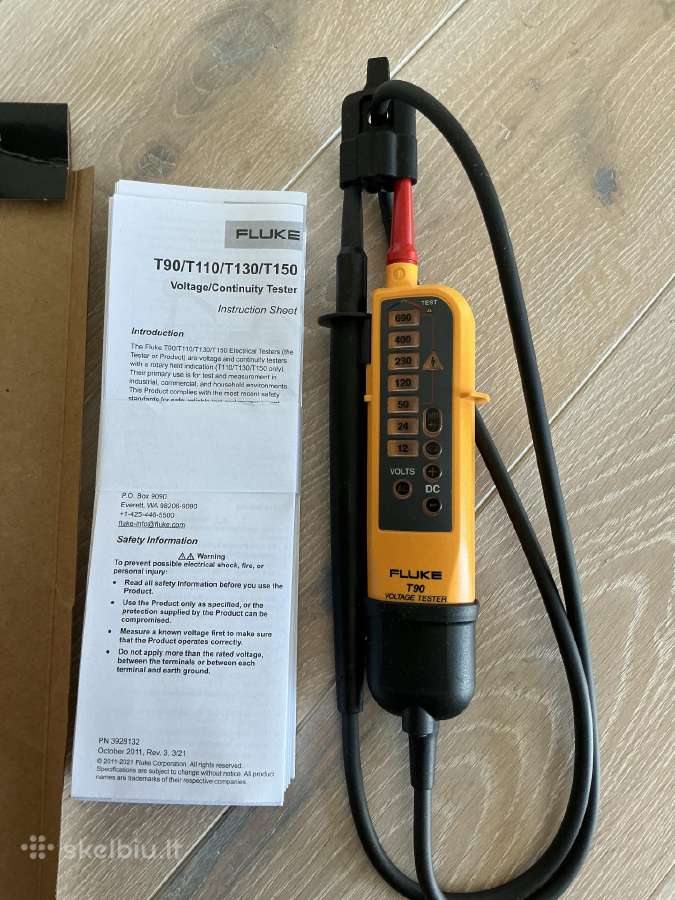 Multimetras Fluke T90 - nuotraukos Nr. 4