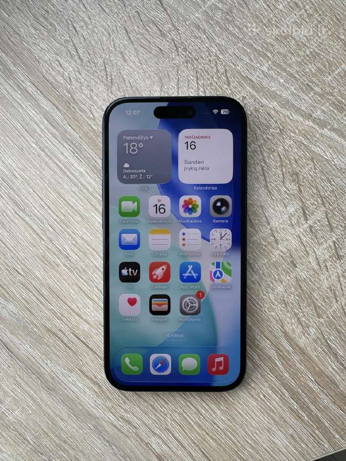 Apple iPhone 15 128gb Black - nuotraukos Nr. 2
