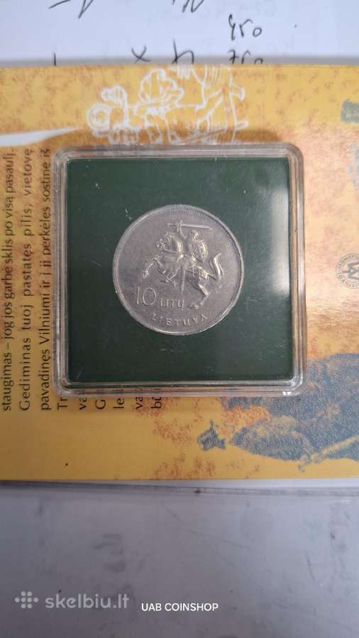 Jonas Paulius II 1993 10 litų - nuotraukos Nr. 3